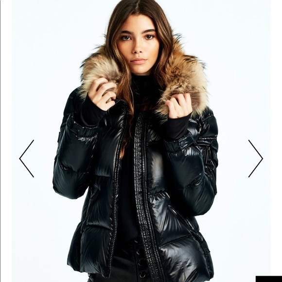 SAM. Jackets & Blazers - NWT SAM. Blake Fur-Trim Down Coat Jet L